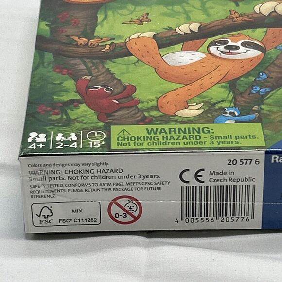Ravensburger Ready, Set, Sloth! Big Little Game Card Game New and Sealed - Picture 8 of 8